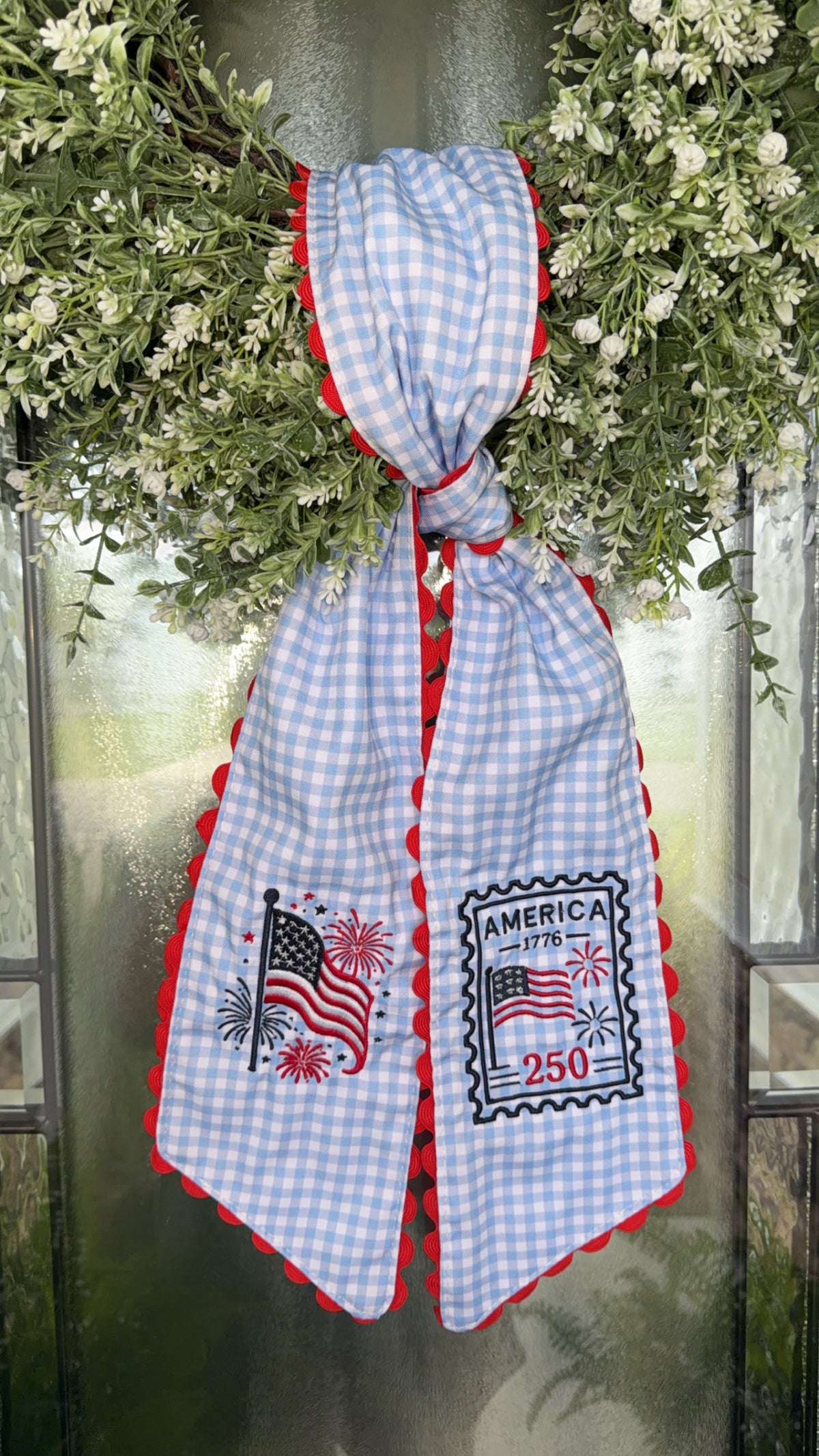 RR wreath sash