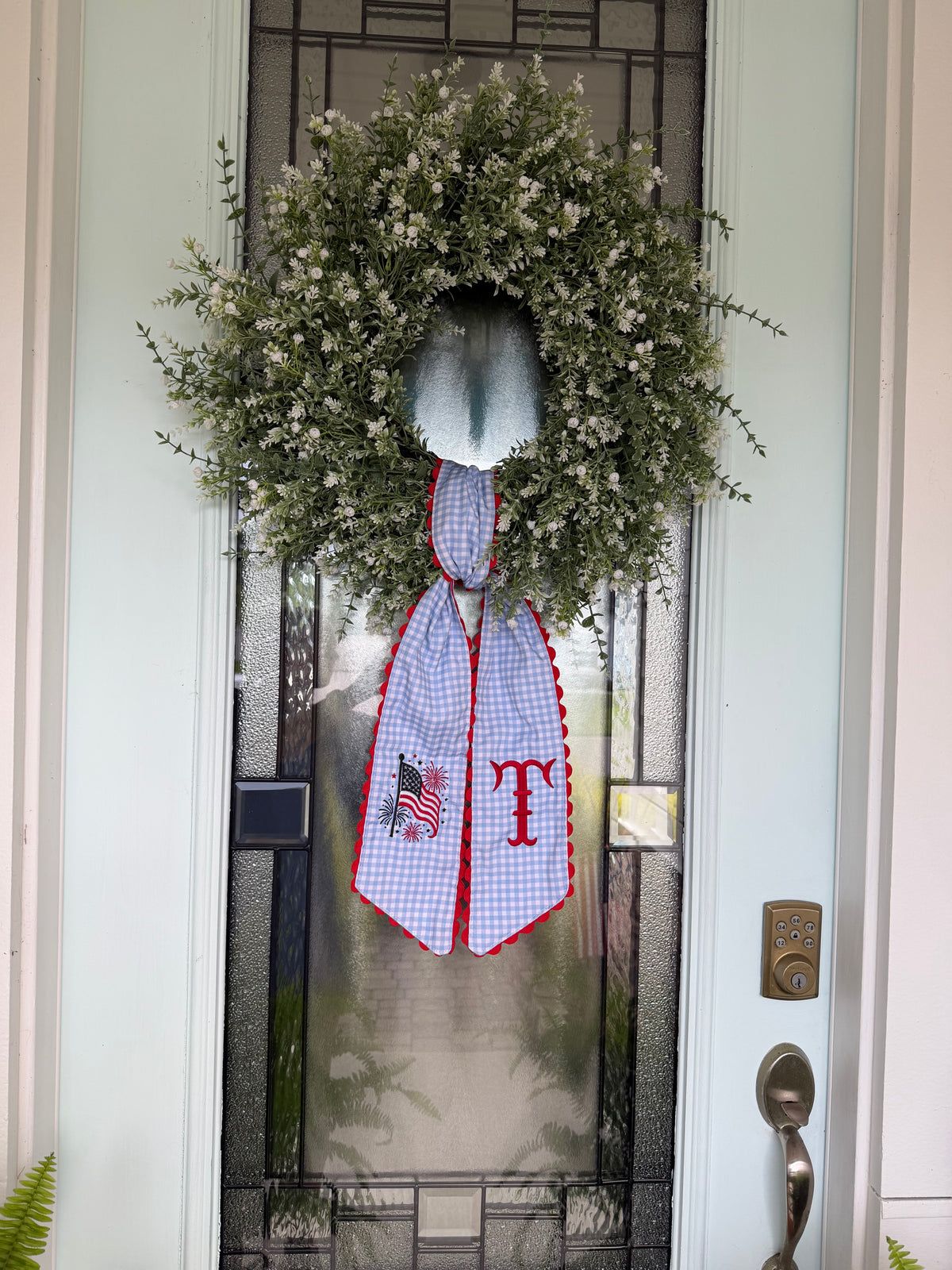 RR wreath sash
