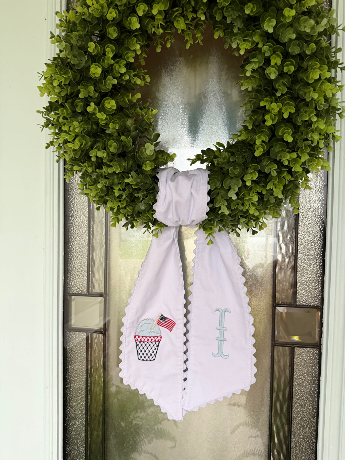 RR wreath sash