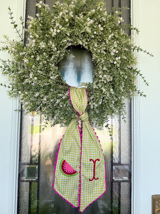 RR wreath sash