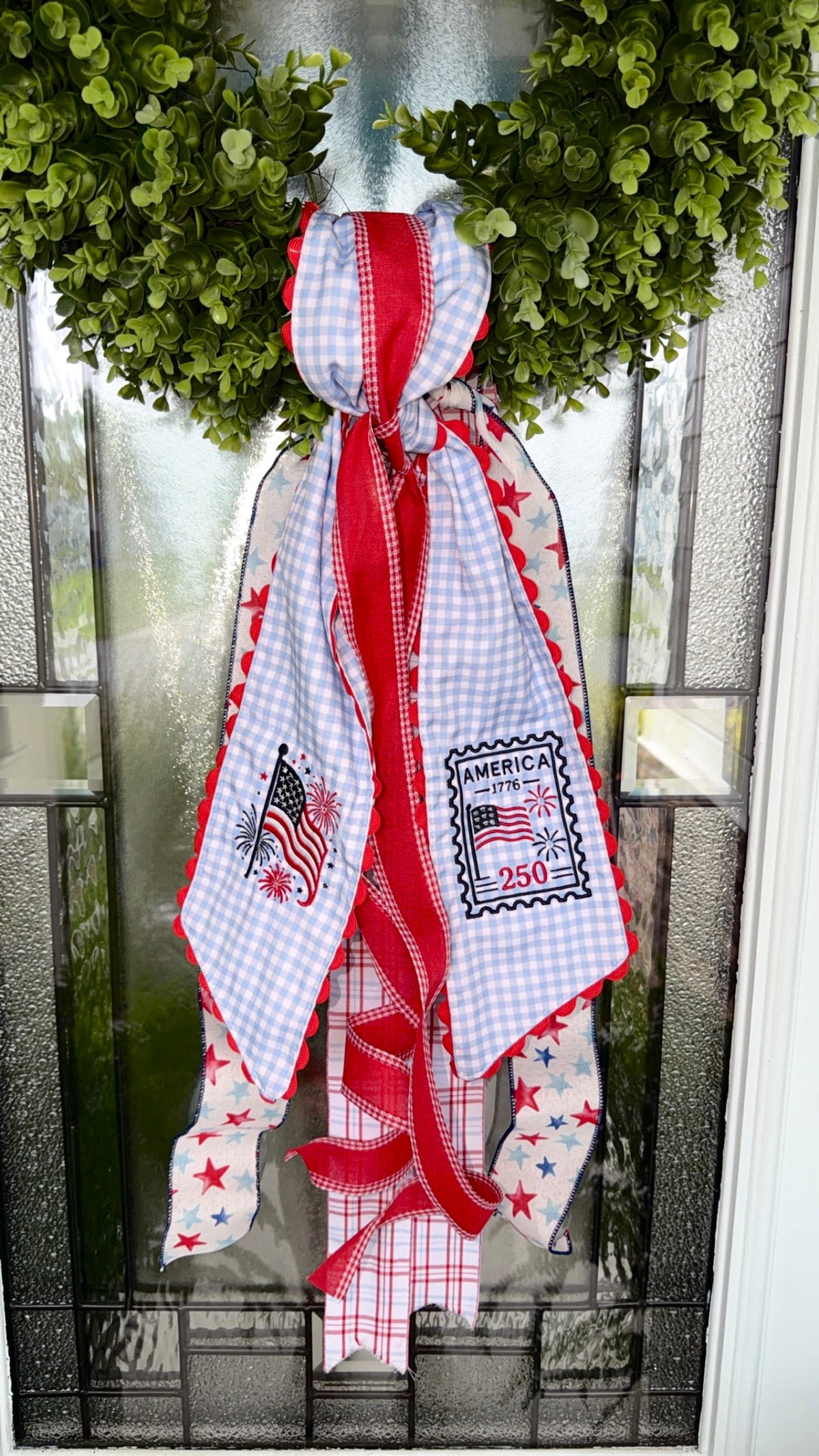 RR wreath sash